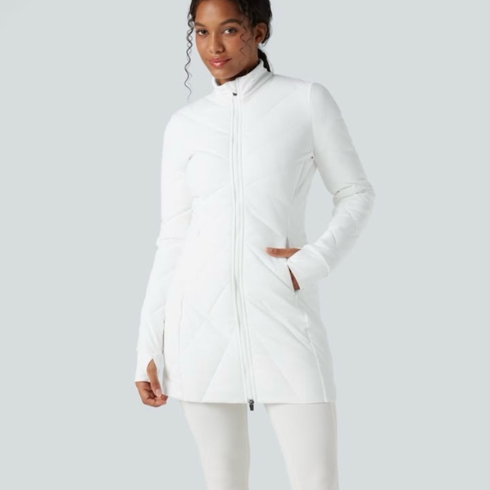 Winter PuffFlex Stand Collar Jacket with Pockets.